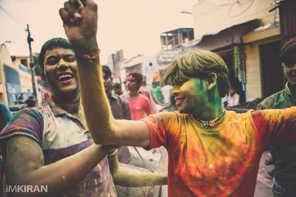 his guys were dancing like there is no tomorrow, and one of them even pull me in the group after I got this shot. I had to drag myself out worrying about my camera getting all colorful. -Agra, India