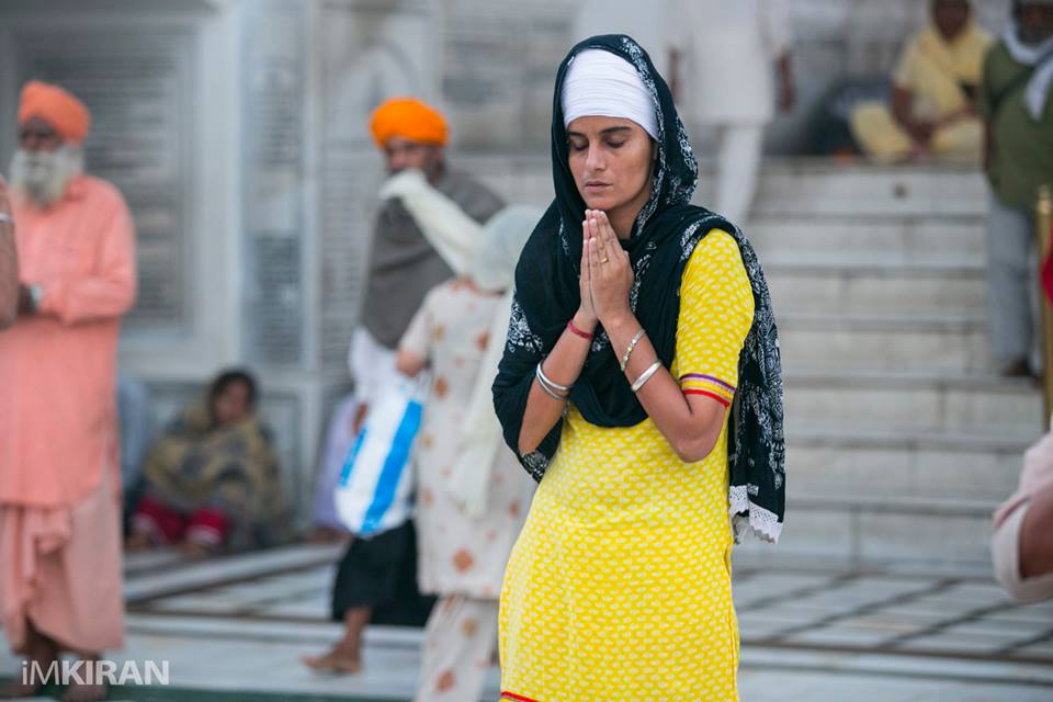 Keeping faith and praying. 