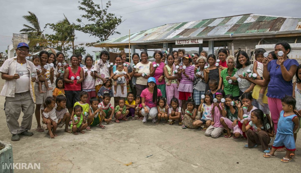 96 Nokero Solar Lights we donated at Butacal, Panay on 22nd March 2014. - Philippines