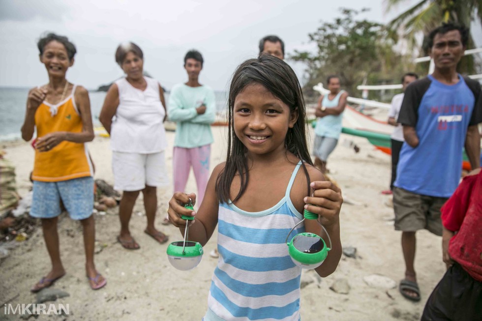 Children will go back with clean energy and lights today. No more kerosene or candles.