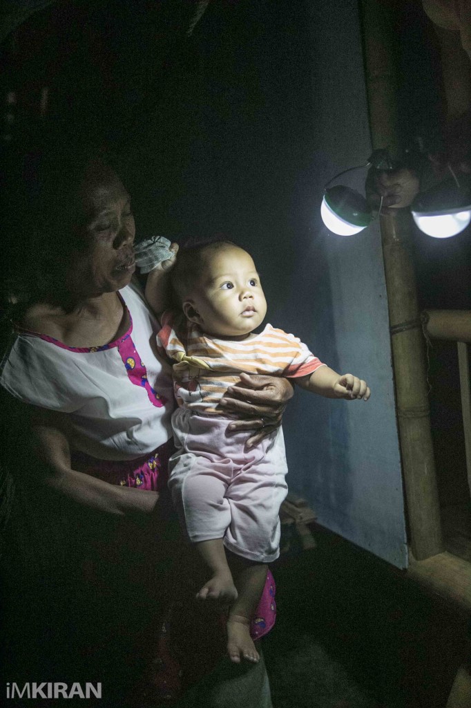 Mothers can use the lights to cook, feed their babies and kids can read with them too. 
