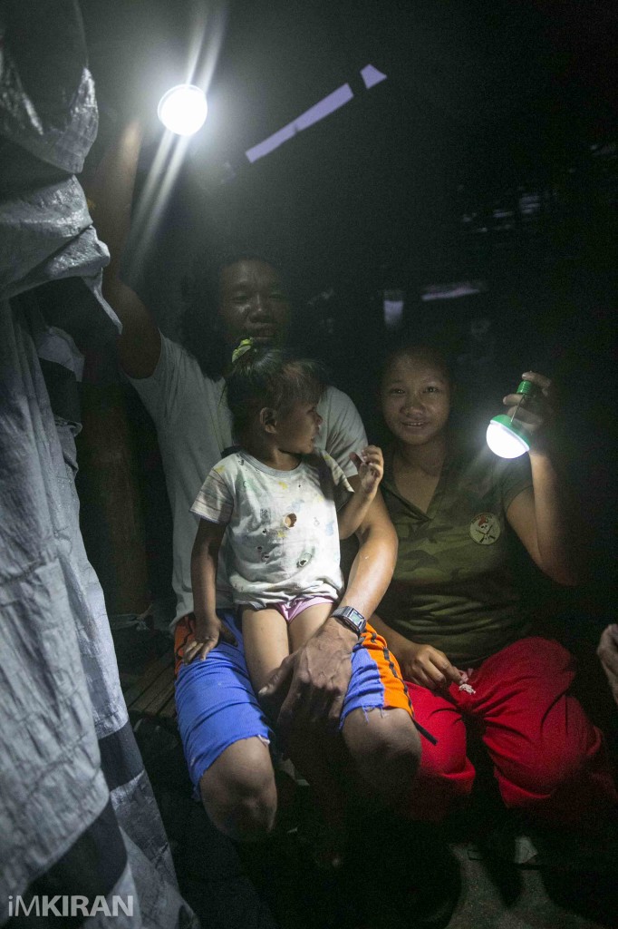 Last family receiving the Nokero solar lights today, total of 190 lights all donated in 2 villages