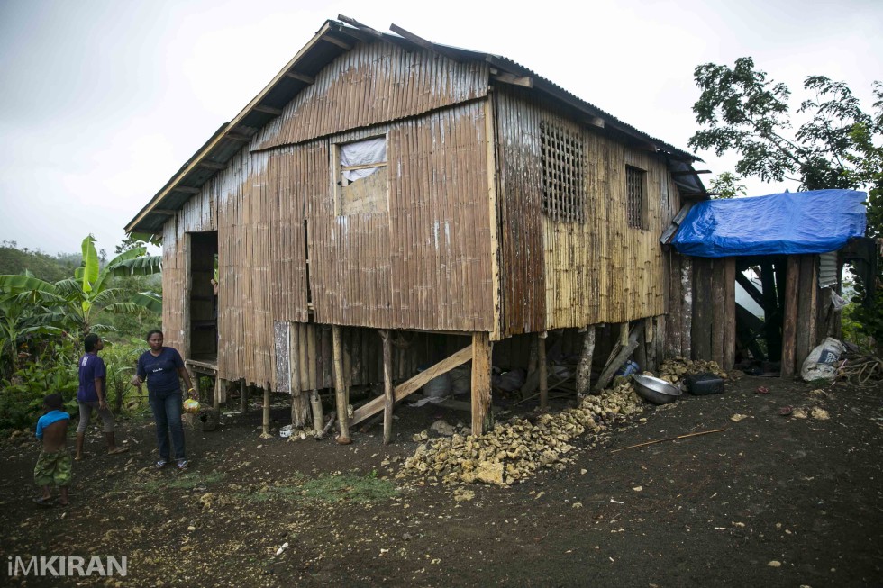 This was our home for a day. We stayed together with the Nema and her family