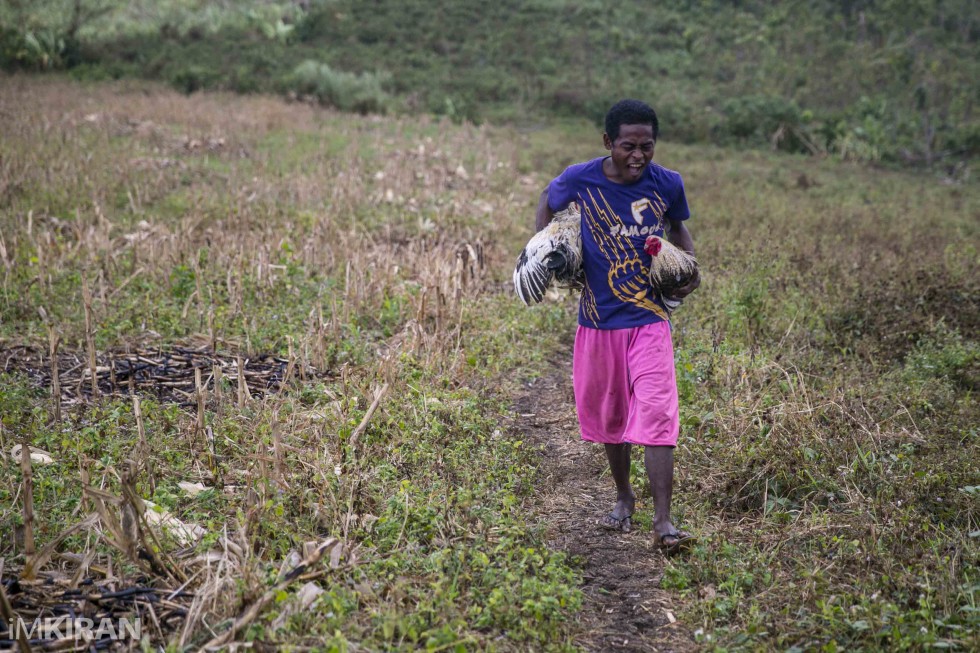 One of the Ati's boys getting our dinner?