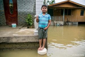 A Boy On A Pole | East Coast Floods, Malaysia