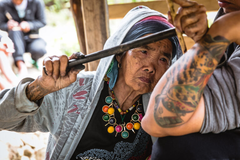 On a Jeepney from Banaue to Buscalan, Kalinga Tattoo Master