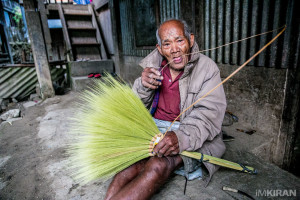 A 93 year old broom maker of Buscalan, Kalinga