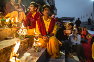 Ganga Aarti Puja in Rishikesh, India