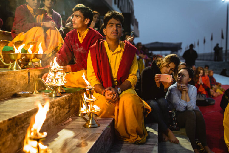 Ganga Aarti Puja in Rishikesh, India