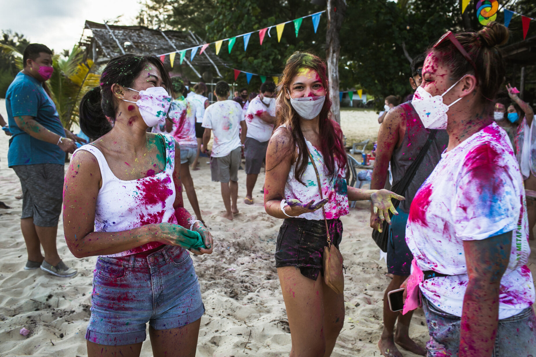 Holi Festival By The Beach, Cherating, Pahang, Malaysia