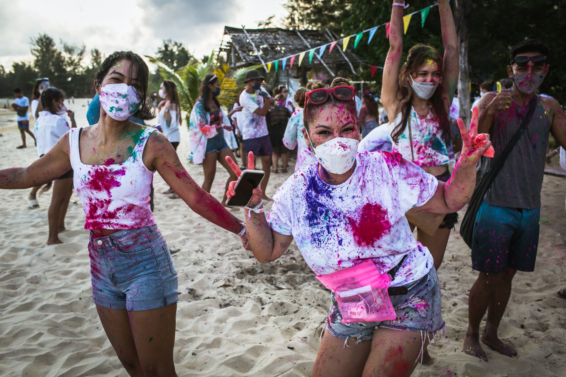 Holi Festival By The Beach, Cherating, Pahang, Malaysia