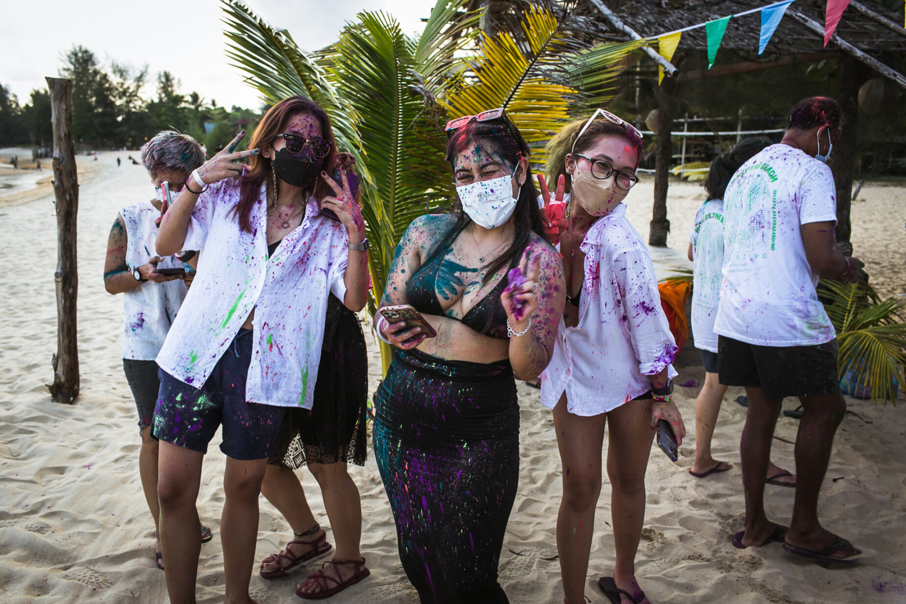 Holi Festival By The Beach, Cherating, Pahang, Malaysia