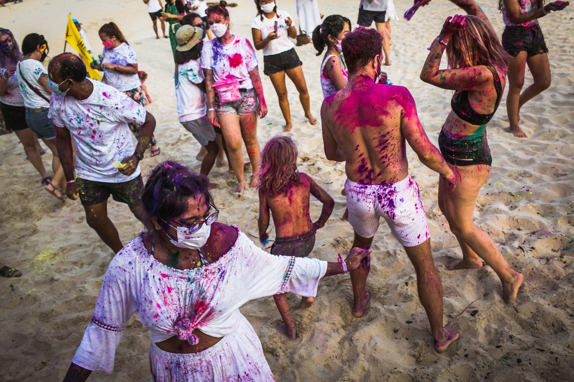 Holi Festival By The Beach, Cherating, Pahang, Malaysia