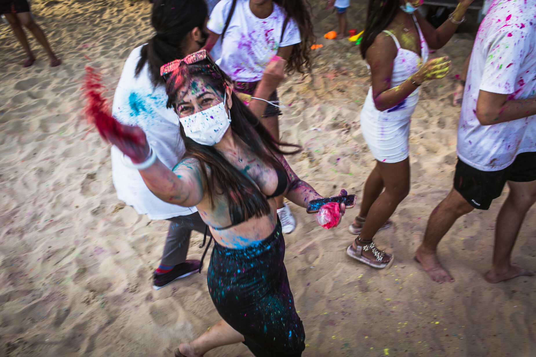 Holi Festival By The Beach, Cherating, Pahang, Malaysia