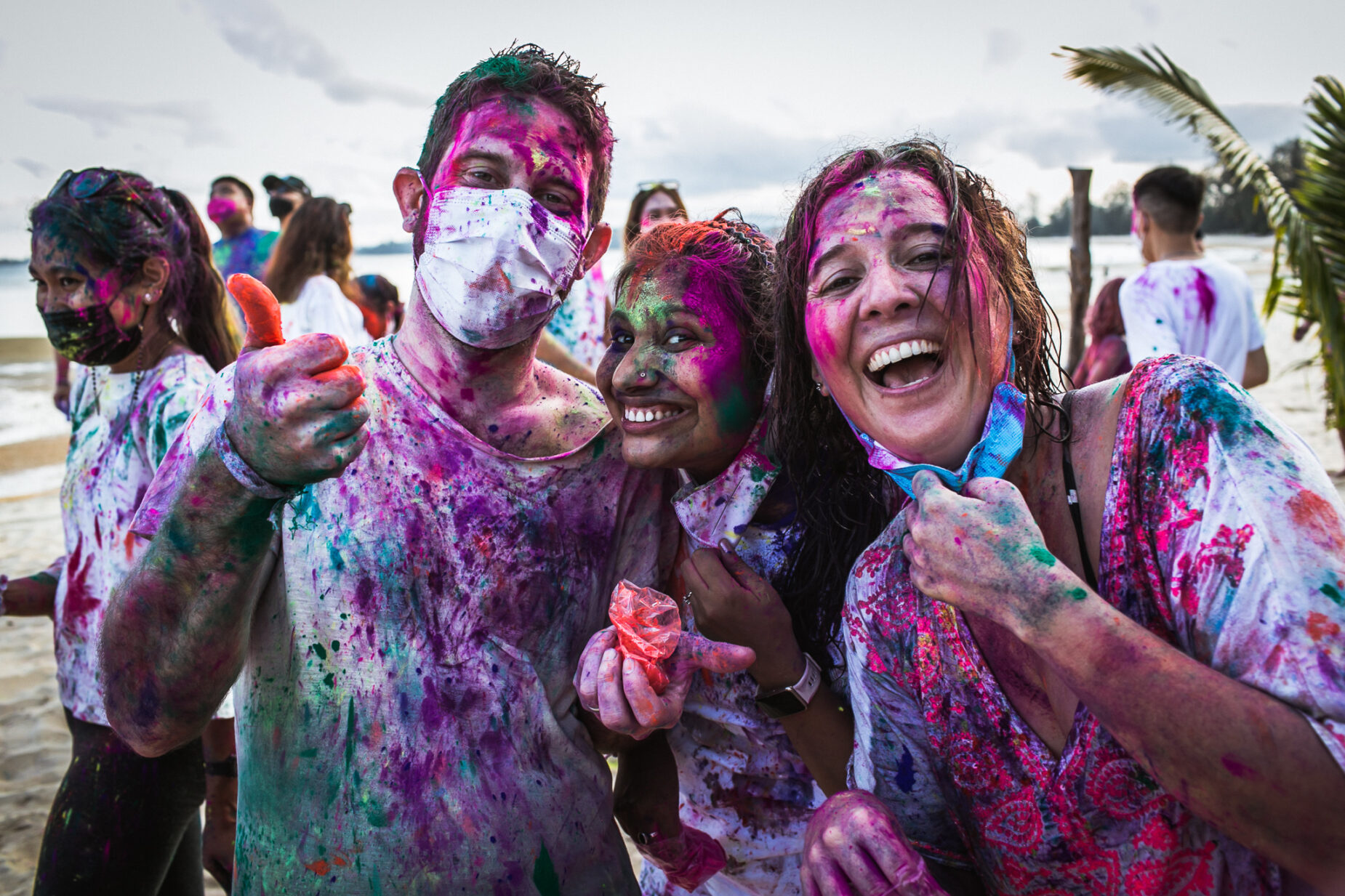 Holi Festival By The Beach, Cherating, Pahang, Malaysia