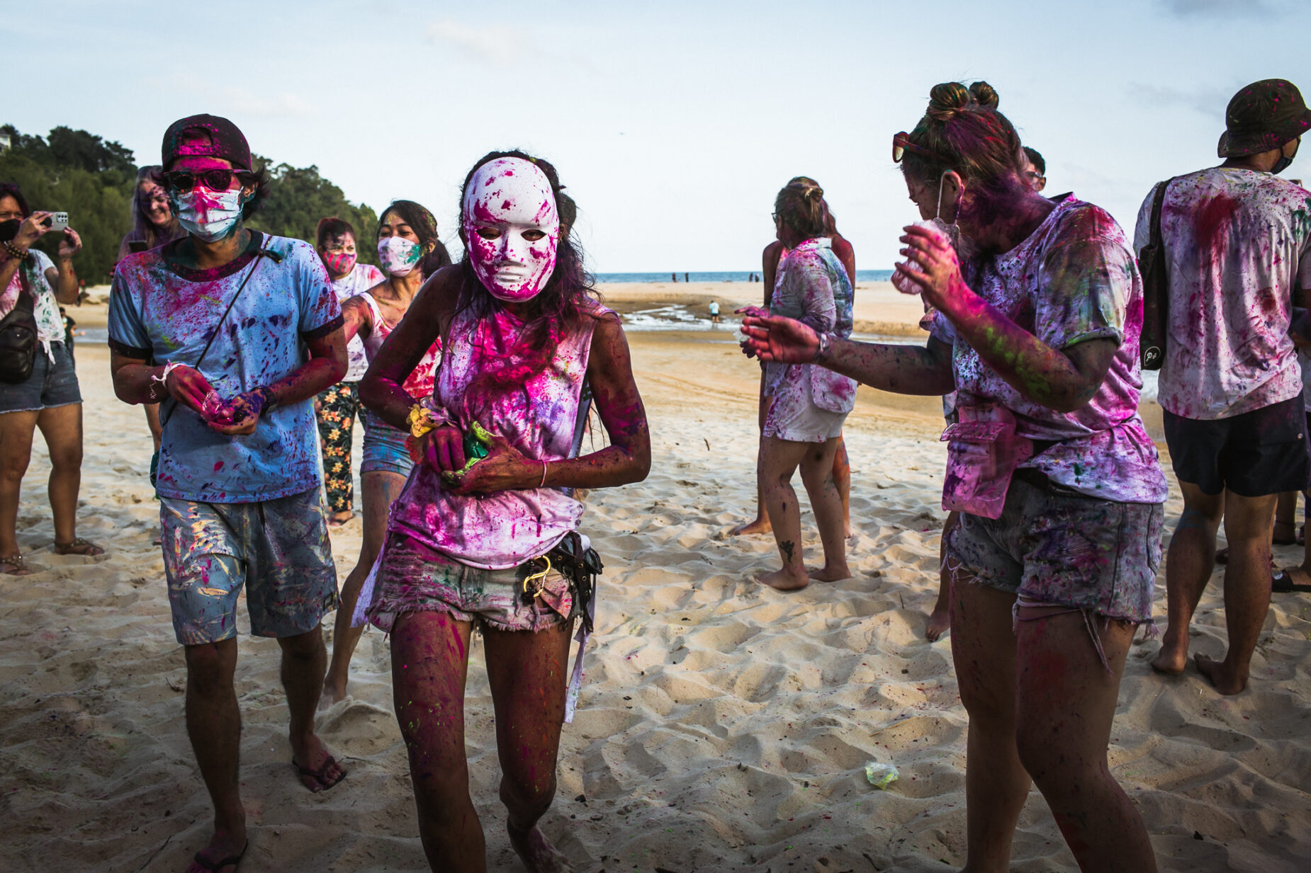 Holi Festival By The Beach, Cherating, Pahang, Malaysia
