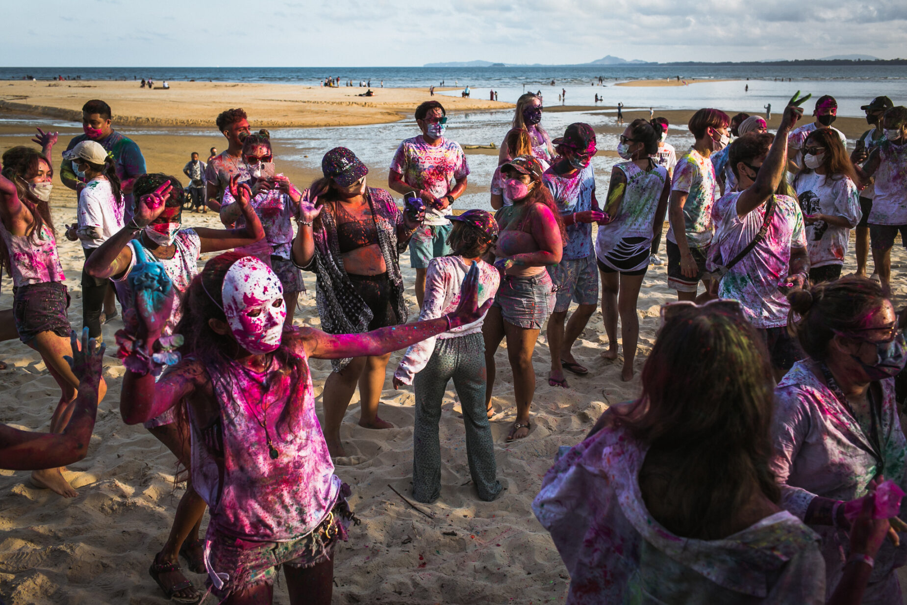 Holi Festival By The Beach, Cherating, Pahang, Malaysia