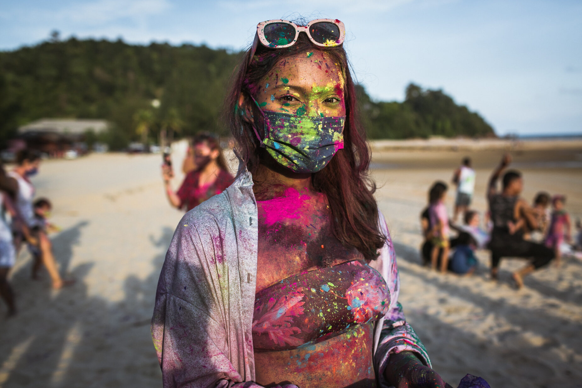 Holi Festival By The Beach, Cherating, Pahang, Malaysia