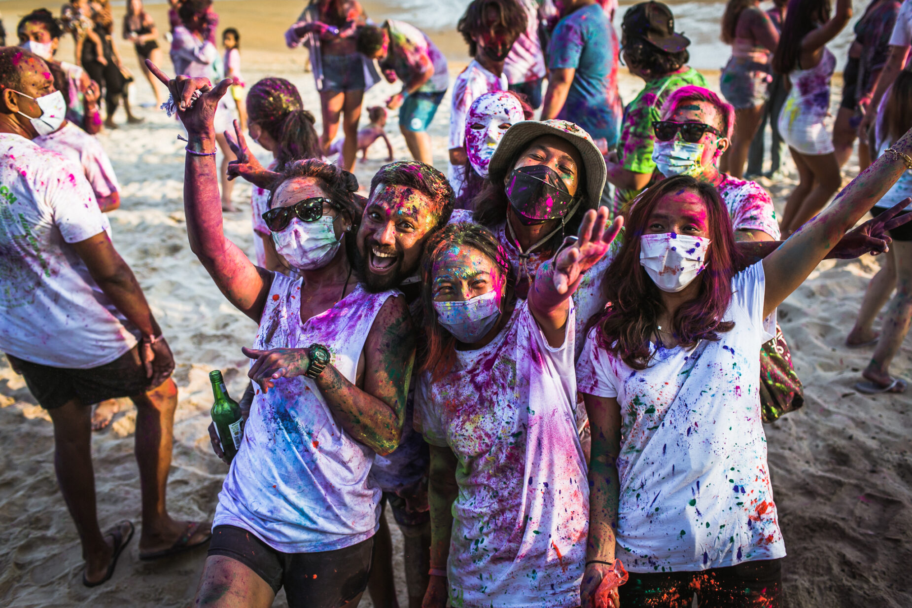 Holi Festival By The Beach, Cherating, Pahang, Malaysia