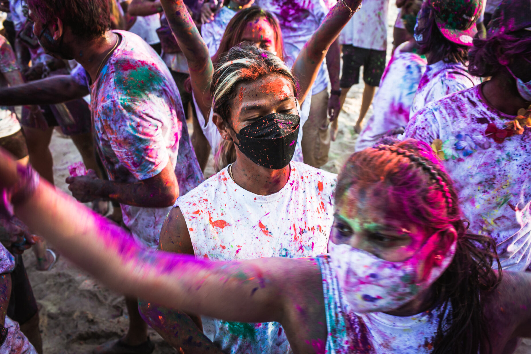 Holi Festival By The Beach, Cherating, Pahang, Malaysia
