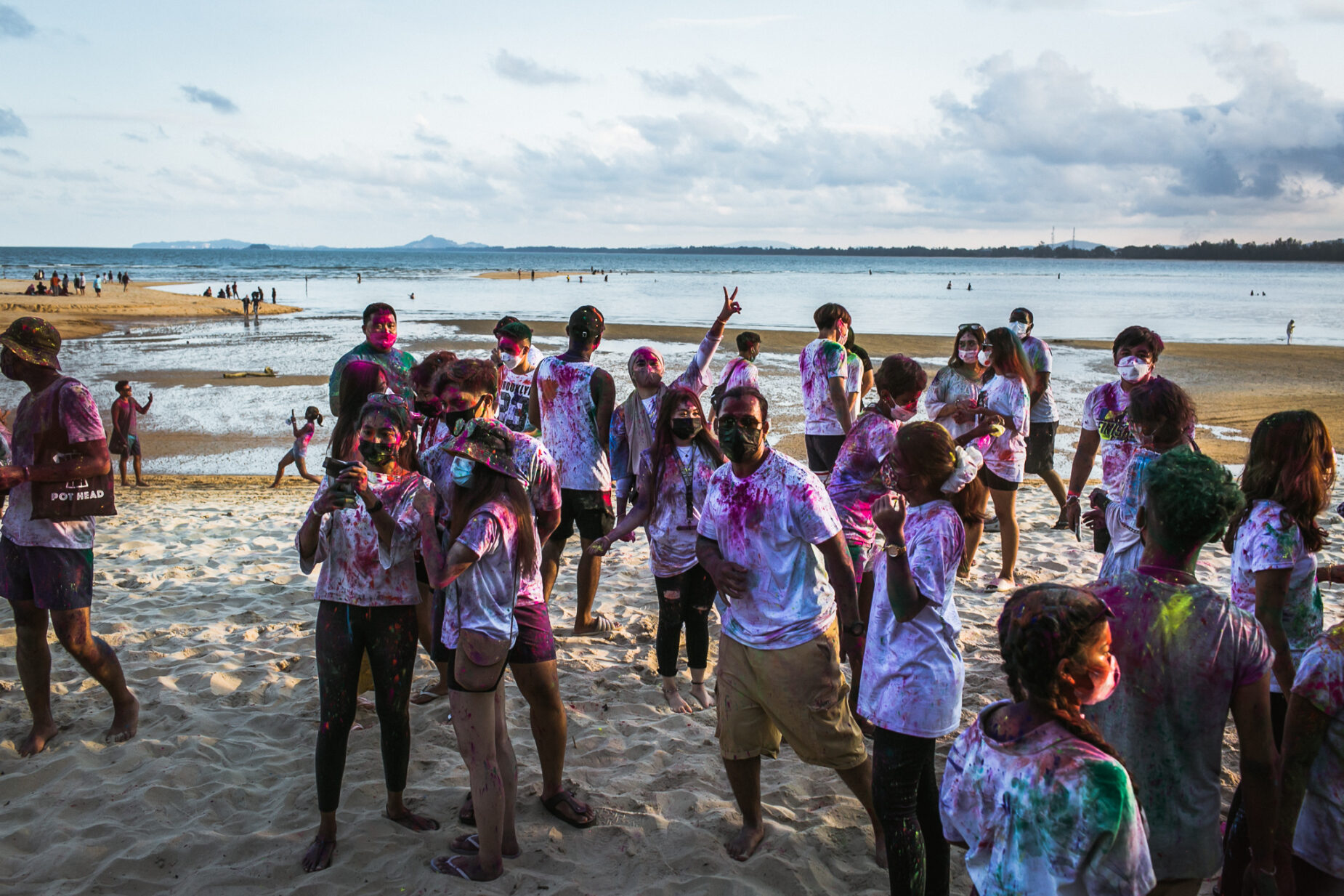 Holi Festival By The Beach, Cherating, Pahang, Malaysia