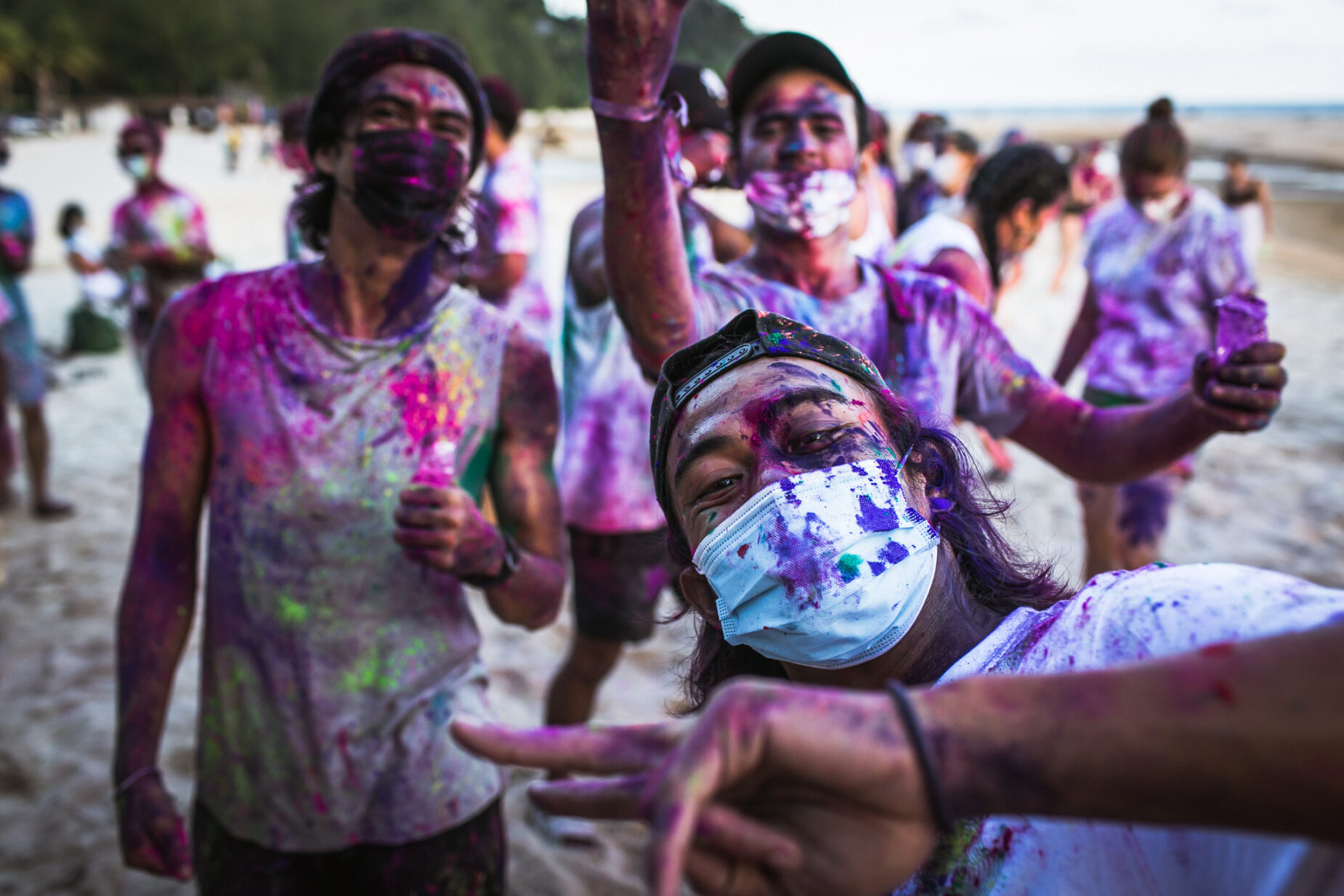 Holi Festival By The Beach, Cherating, Pahang, Malaysia