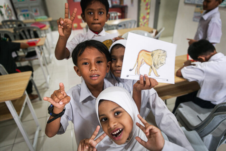 holistic learning refugee children